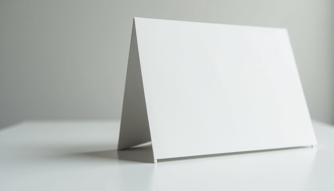 Panneau blanc pour affichage.