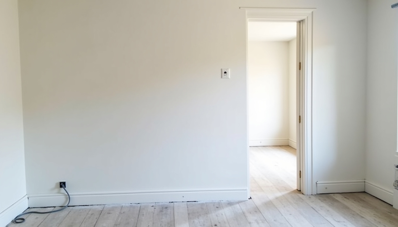 Travaux de rénovation énergétique en cours dans une maison