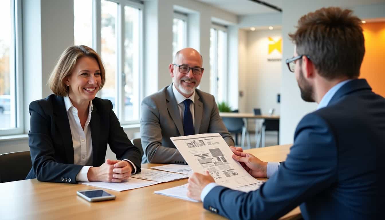 Client en rendez-vous dans une agence Caisse d