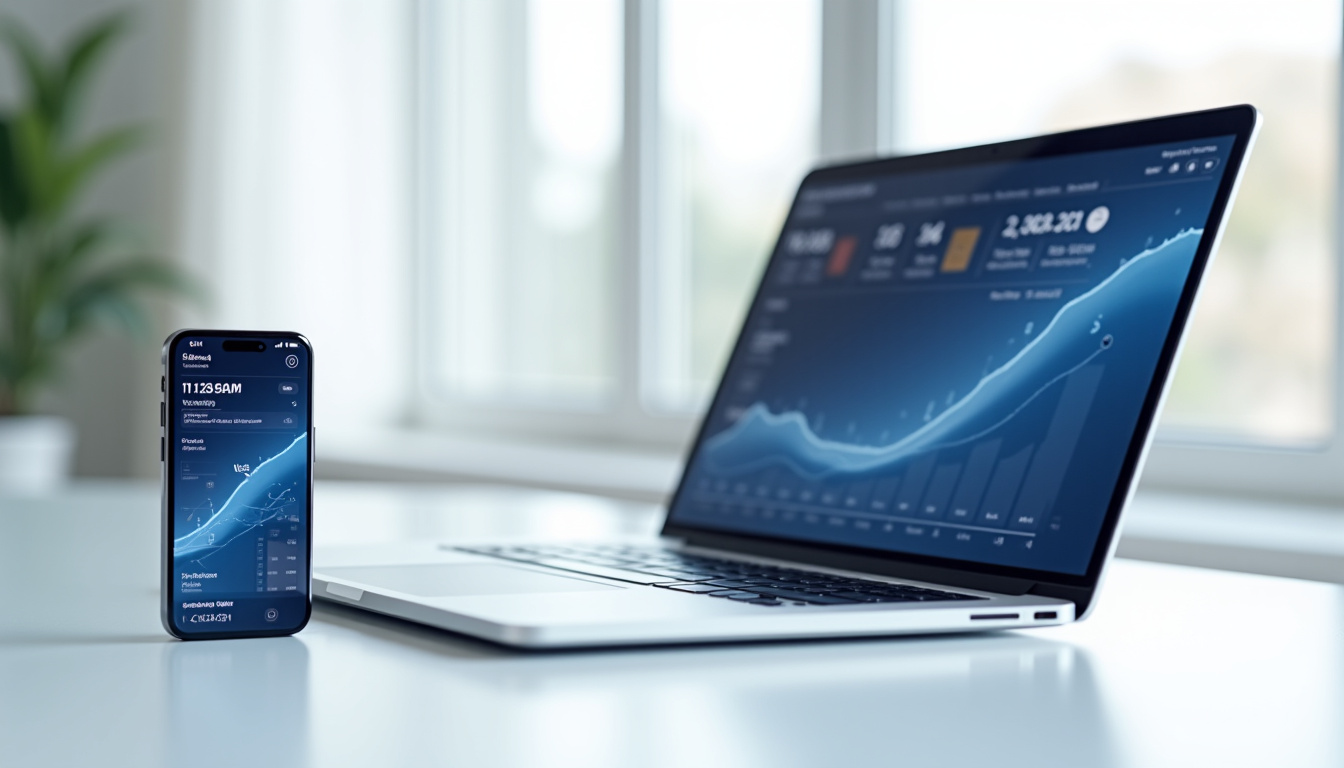 Interface de l’espace client Mobilize Financial Services sur smartphone et ordinateur