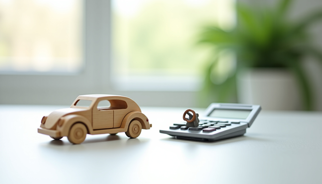 Personne consultant un simulateur de crédit auto BNP Paribas sur un écran d